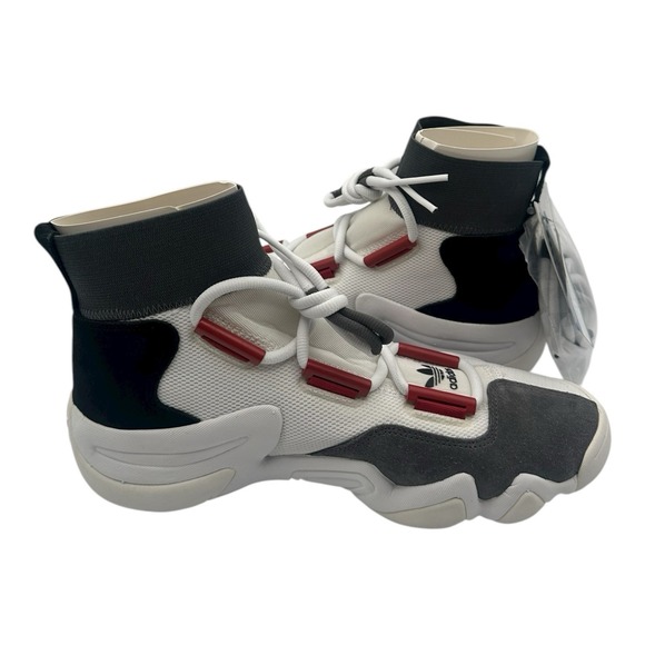Adidas Crazy 8 AD Shoes Mens Sz 9 White Grey Red High‎ Top Sneakers AC7737 main image 4
